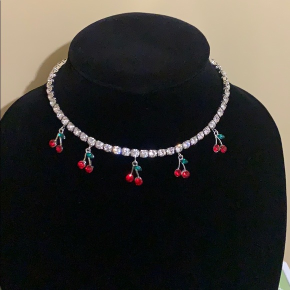 Jewelry - Brand new costume cherry necklace
